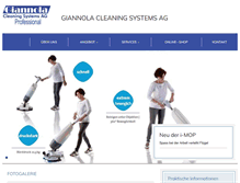 Tablet Screenshot of giannola.ch